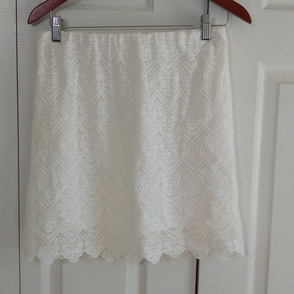 J Crew mini skirt Ivory size 2 - Picture 1 of 6